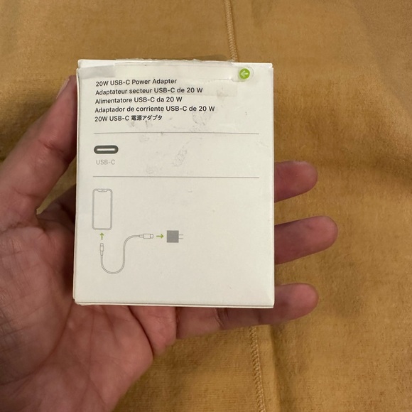 Sold Apple USB-C 20w block only, retail is $19-$22 - Picture 2 of 4